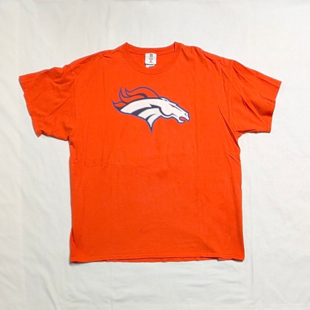 NFL Team Apparel Denver Broncos Peyton Manning 18 Orange T-Shirt Men's 2XL